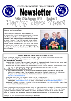 newsletter 9 publisher.pub - Stretham Community Primary School