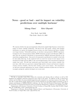 News - good or bad - and its impact on volatility predictions over