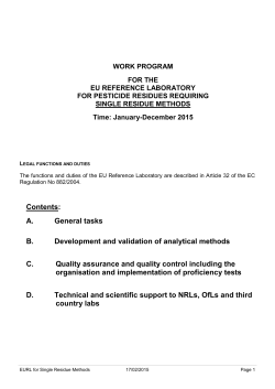 Single residue methods