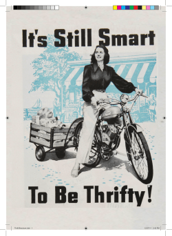 It`s Still Smart to Be Thrifty 1
