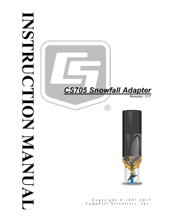 CS705 manual - Campbell Scientific