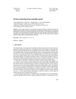 Proton scattering from unstable nuclei