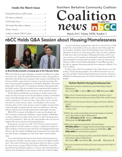 March - Northern Berkshire Community Coalition
