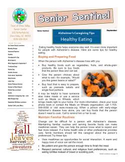 Buying and Preparing Food Maintain Familiar Routines