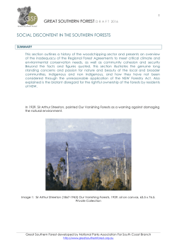 social discontent in the forests