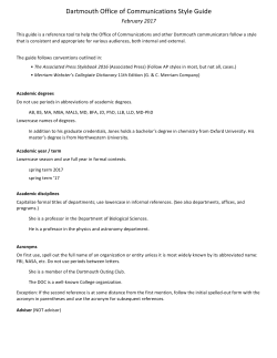our style guide - Office of Communications