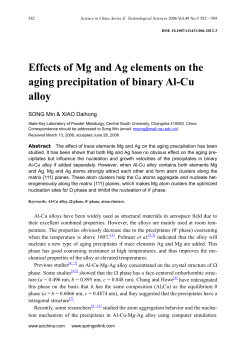 Effects of Mg and Ag elements on the aging precipitation of binary Al