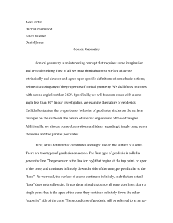 Conical Geometry Final PDF