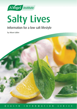 Salty Lives booklet