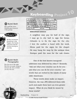 10 - Keyboarding