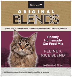ORIGINAL feline k rice blend