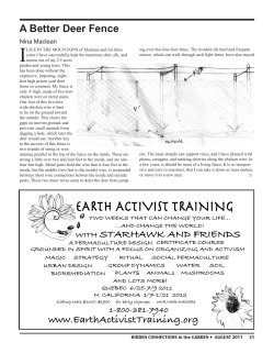 A Better Deer Fence - Permaculture Activist Magazine