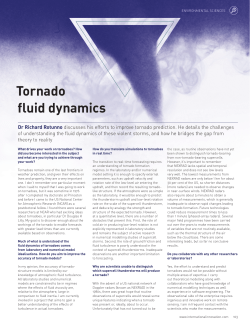 Tornado fluid dynamics - University Corporation for Atmospheric