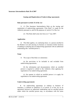 Insurance Intermediaries Directive 17 of 1997