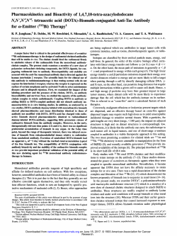 Pharmacokinetics and Bioactivity of 1,4,7,10