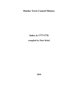 1777-78 - Dundee City Council