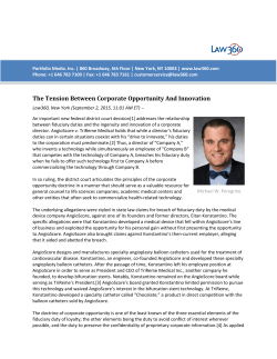 The Tension Between Corporate Opportunity And Innovation