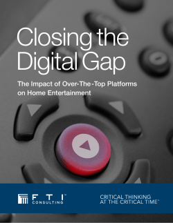 The Impact of Over-The-Top Platforms on Home Entertainment