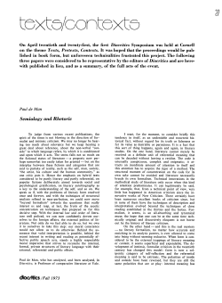 Semiology and Rhetoric