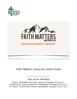 Faith Matters Guide