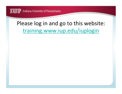 The Web Team - Indiana University of Pennsylvania