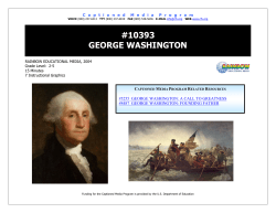 10393 george washington - The Described and Captioned Media