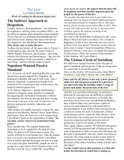 The Law The Indirect Approach to Despotism Napoleon Wanted