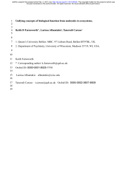 1 2 3 4 5 6 7 8 9 10 11 12 13 14 15 16 17 18 19 Unifying concepts of