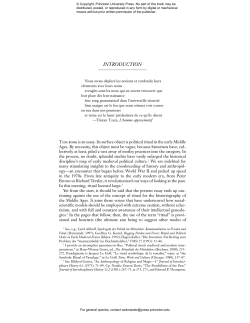 INTRODUCTION - Princeton University Press