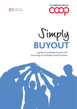 A guide to employee buyouts and becoming an employee owned