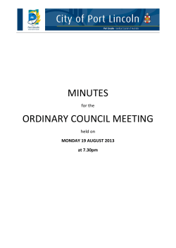 Committee Agenda Template