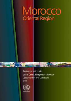 An Investment Guide to the Oriental Region of Morocco