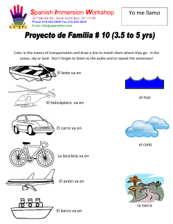 Spanish Immersion Workshop Yo me llamo