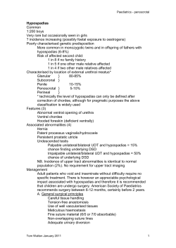 Paediatrics - penoscrotal