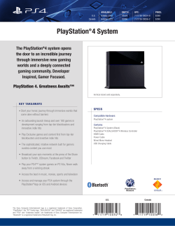 PlayStation 4 System - Rent-A