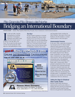 Rio Grande/R&iacute;o Bravo del Norte: Bridging an