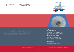 Culture and Creative Industries in Germany
