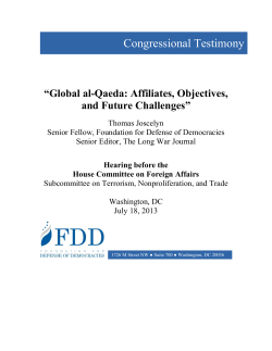 Publication - Foundation for Defense of Democracies