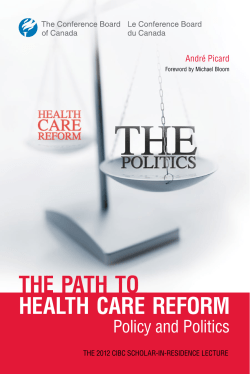 The Path to Health Care Reform