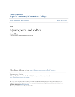 A Journey over Land and Sea - Digital Commons @ Connecticut