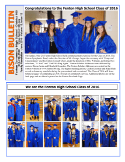 June - Fenton High School