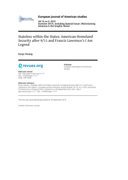 European journal of American studies, Vol 10, no 2 | 2015