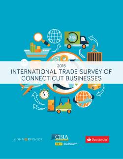 international trade survey of connecticut businesses