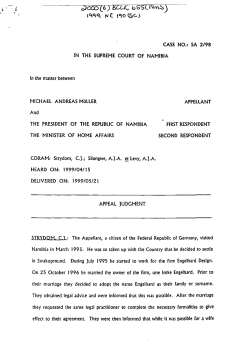 - Superior Courts of Namibia