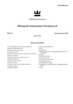 nr 1 - Biblioteka Narodowa