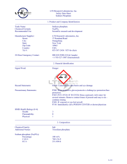 SDS: Na3PO4 - LTS Research Laboratories, Inc.