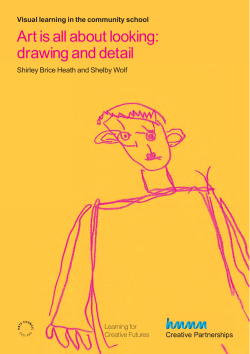 Art is all about looking: drawing and detail