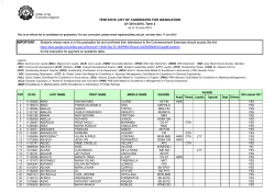 Students whose name is in this graduation