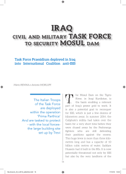 TASK FORCE MOSUL dam