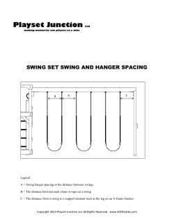 Swing Spacing - Playset Junction